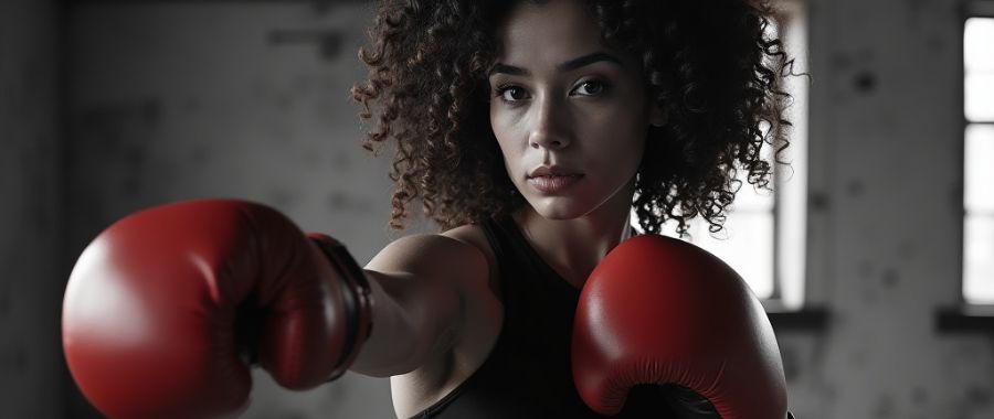 AI生成画像＿シャドーボクシング