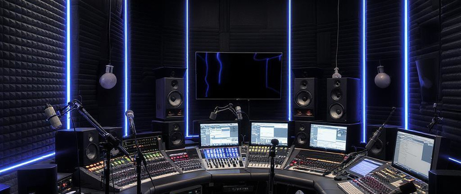 AI生成画像＿録音スタジオ