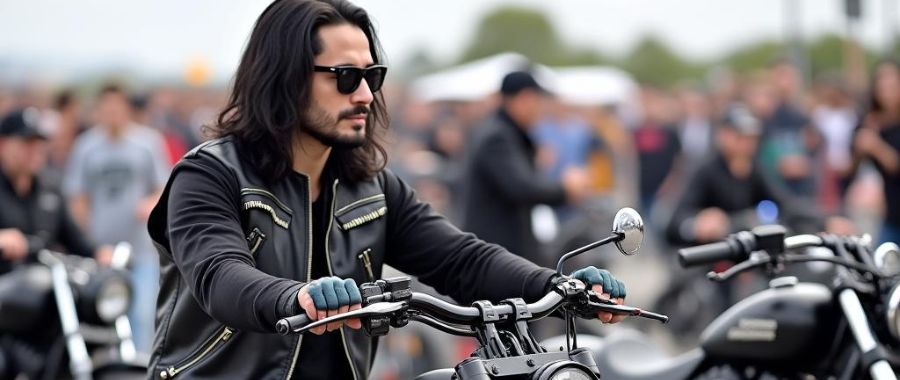 AI画像_クールバイカー